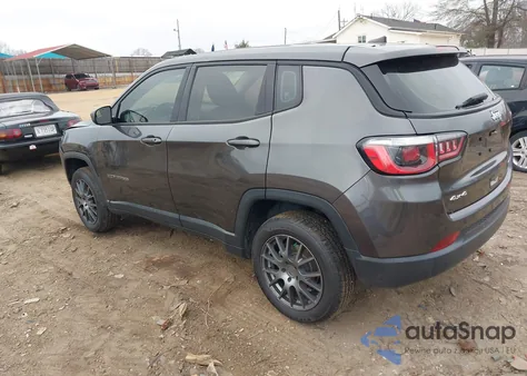 2019 Jeep Compass Sport 4X4 from USA, damaged, VIN 3C4NJDABXKT835300